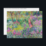 Claude Monet - The Iris Garden at Giverny Postcard<br><div class="desc">The Iris Garden at Giverny / The Artist's Garden at Giverny - Claude Monet,  1899-1900</div>