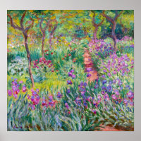 Claude Monet - The Iris Garden at Giverny