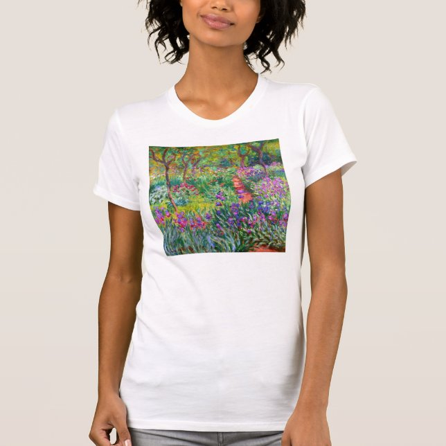 Claude Monet: The Iris Garden at Giverny T-Shirt (Front)