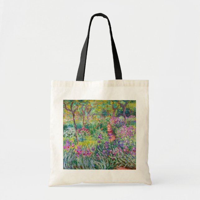 Claude Monet - The Iris Garden at Giverny Tote Bag (Front)