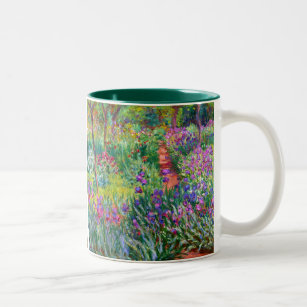 Claude Monet: The Iris Garden at Giverny Two-Tone Coffee Mug