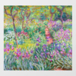 Claude Monet - The Iris Garden at Giverny Wall Decal<br><div class="desc">The Iris Garden at Giverny / The Artist's Garden at Giverny - Claude Monet,  1899-1900</div>