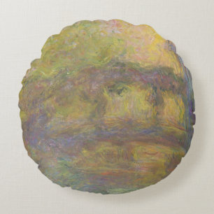 Claude Monet The Japanese Bridge, 1918-24 Round Cushion