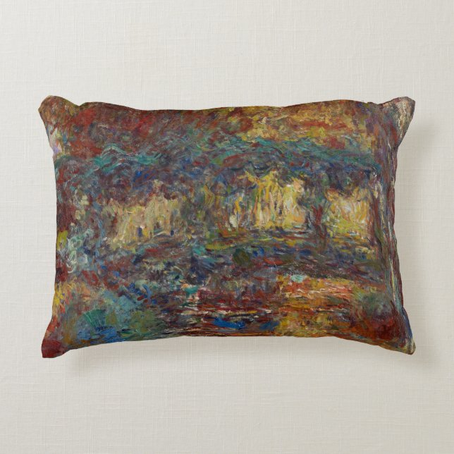 Claude Monet | The Japanese Bridge Decorative Cushion (Front)