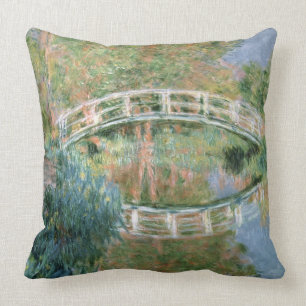Claude Monet The Japanese Bridge, Giverny Cushion