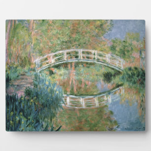 Claude Monet The Japanese Bridge, Giverny Plaque