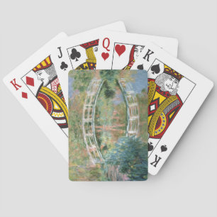 Claude Monet   The Japanese Bridge, Giverny Playing Cards