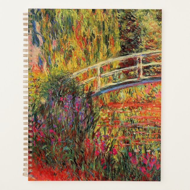 Claude Monet, The Japanese Bridge, Planner (Front)