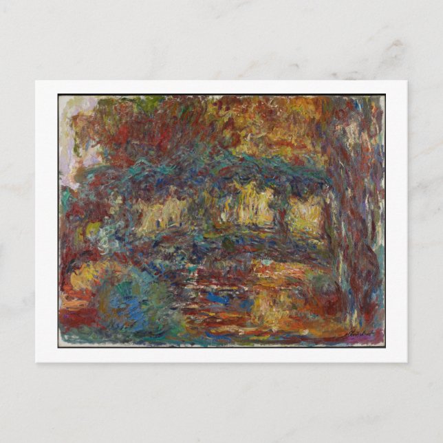 Claude Monet | The Japanese Bridge Postcard (Front)