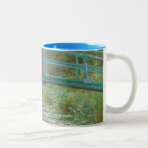 Claude Monet The Japanese Footbridge, 1899 Two-Tone Coffee Mug
