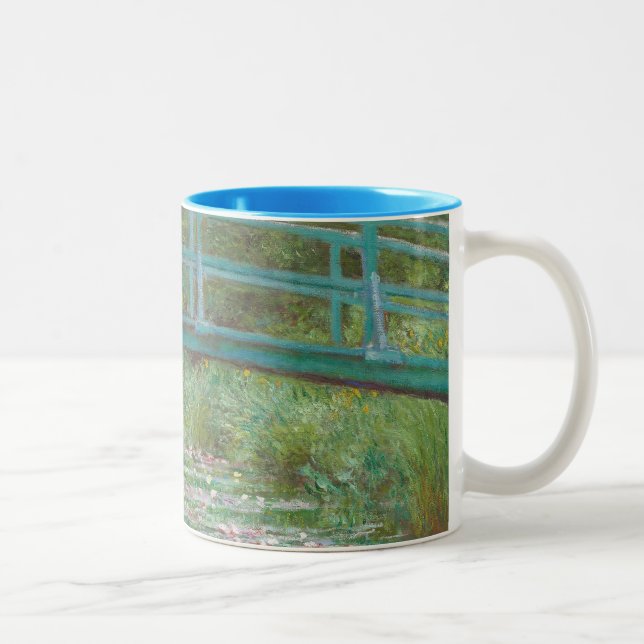 Claude Monet | The Japanese Footbridge, 1899 Two-Tone Coffee Mug (Right)