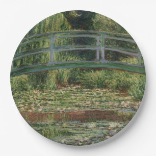 Claude Monet - The Japanese Footbridge Paper Plate
