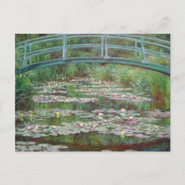 Claude Monet - The Japanese Footbridge Postcard (Front)