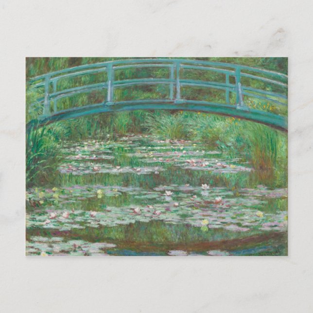 Claude Monet - The Japanese Footbridge Postcard (Front)