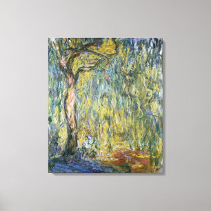 Claude Monet The Large Willow at Giverny, 1918 Canvas Print