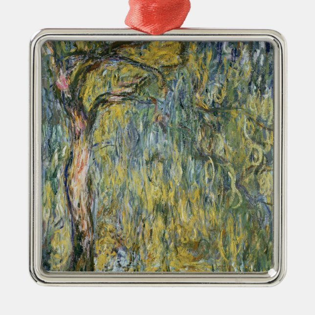 Claude Monet | The Large Willow at Giverny, 1918 Metal Tree Decoration (Front)