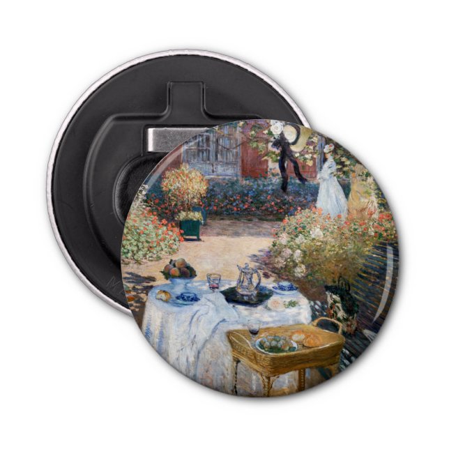 Claude Monet - The Luncheon, decorative panel Bottle Opener (Front)