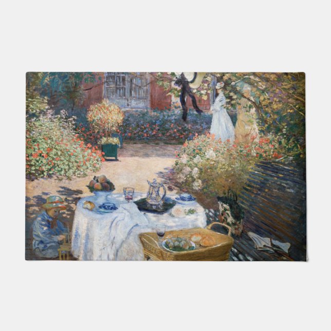 Claude Monet - The Luncheon, decorative panel Doormat (Front)