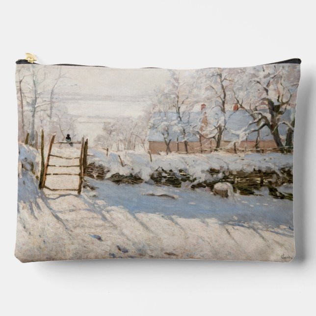 Claude Monet - The Magpie Accessory Pouch (Front)