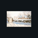 Claude Monet - The Magpie Canvas Print<br><div class="desc">The Magpie / La Pie - Claude Monet,  Oil on Canvas, 1868-1869</div>