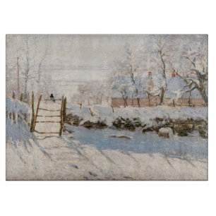 Claude Monet - The Magpie Cutting Board