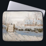 Claude Monet - The Magpie Laptop Sleeve<br><div class="desc">The Magpie / La Pie - Claude Monet,  Oil on Canvas, 1868-1869</div>