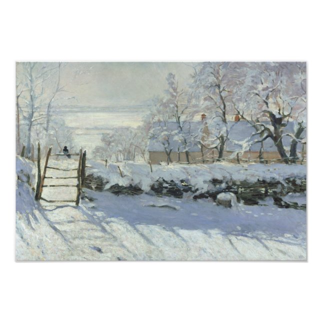 Claude Monet - The Magpie Photo Print (Front)