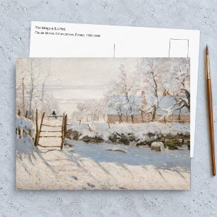 Claude Monet - The Magpie Postcard