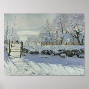 Claude Monet - The Magpie Poster
