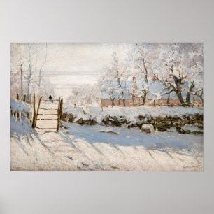 Claude Monet - The Magpie Poster