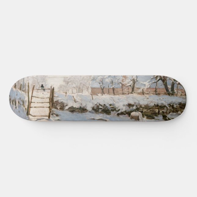 Claude Monet - The Magpie Skateboard (Horz)