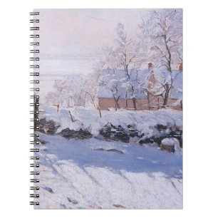 Claude Monet-The Magpie Spiral Notebook