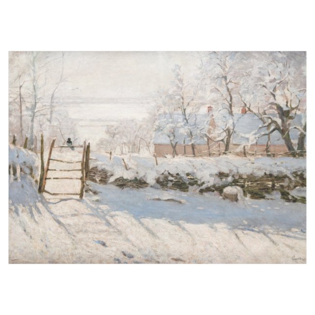 Claude Monet - The Magpie Tablecloth (Front (Horizontal))