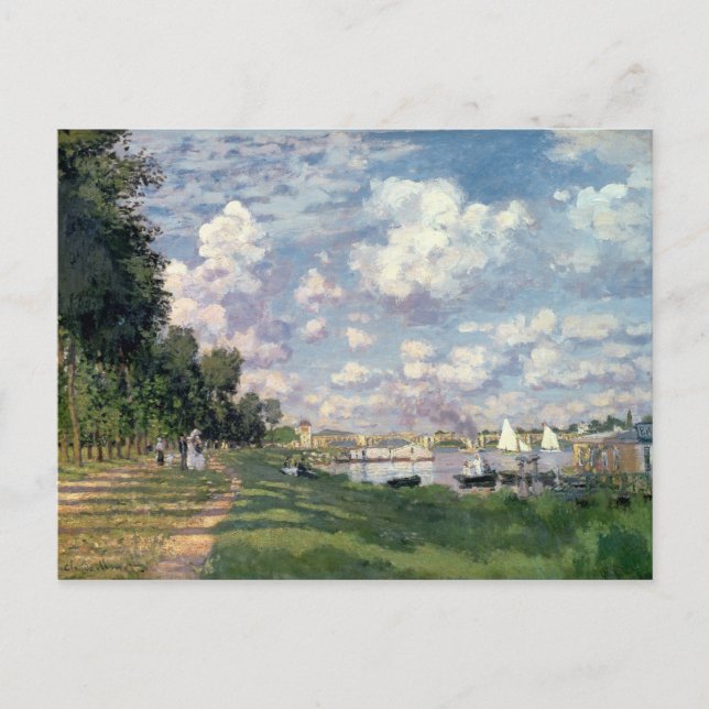 Claude Monet | The Marina at Argenteuil, 1872 Postcard (Front)