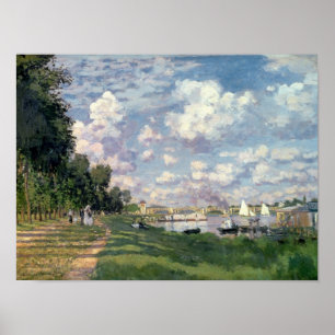 Claude Monet The Marina at Argenteuil, 1872 Poster