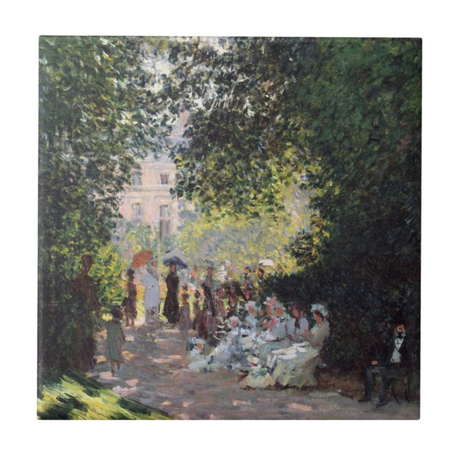 Claude Monet | The Parc Monceau Tile (Front)