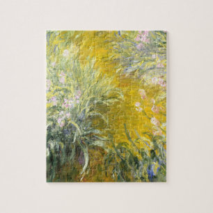 Claude Monet The Path through the Irises Art Jigsaw Puzzle