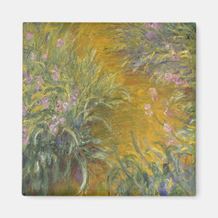 Claude Monet The Path through the Irises Magnet