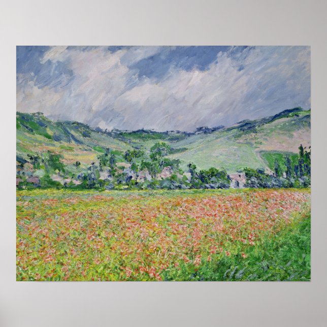 Claude Monet | The Poppy Field near Giverny, 1885 Poster (Front)