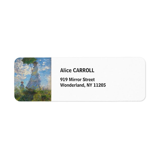 Claude Monet - The Promenade, Woman with a Parasol (Front)