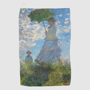 Claude Monet - The Promenade, Woman with a Parasol Golf Towel