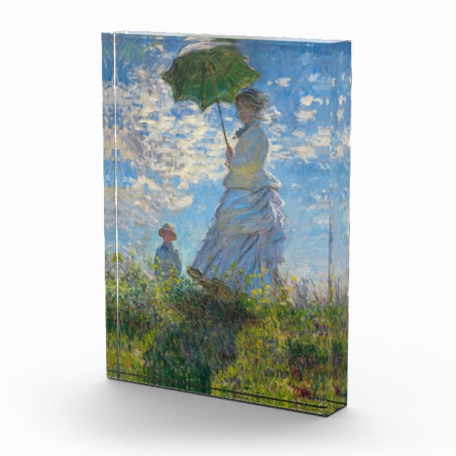 Claude Monet - The Promenade, Woman with a Parasol Photo Block (Right)