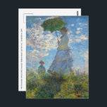 Claude Monet - The Promenade, Woman with a Parasol Postcard<br><div class="desc">The Promenade,  Woman with a Parasol / Madame Monet and Her Son / La Promenade / La Femme a l'ombrelle - Claude Monet,  1875</div>