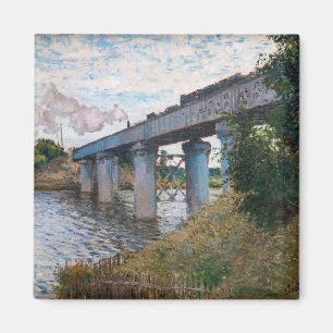 Claude Monet - The Railway Bridge at Argenteuil Magnet