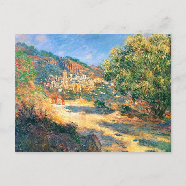Claude Monet: The Road to Monte Carlo Postcard (Front)