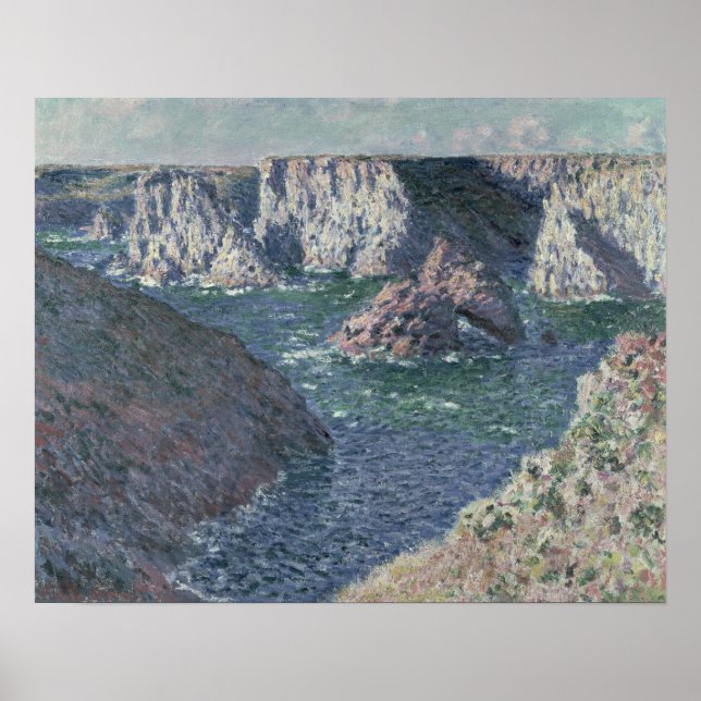 Claude Monet | The Rocks at Belle-Ile, 1886 Poster (Front)