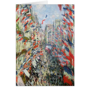 Claude Monet The Rue Montorgueil, Paris