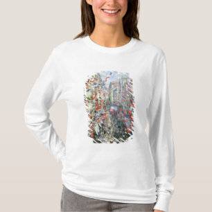 Claude Monet   The Rue Montorgueil, Paris T-Shirt