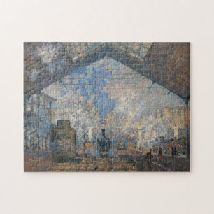 Claude Monet - The Saint-Lazare Station Jigsaw Puzzle