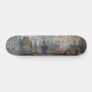 Claude Monet - The Saint-Lazare Station Skateboard